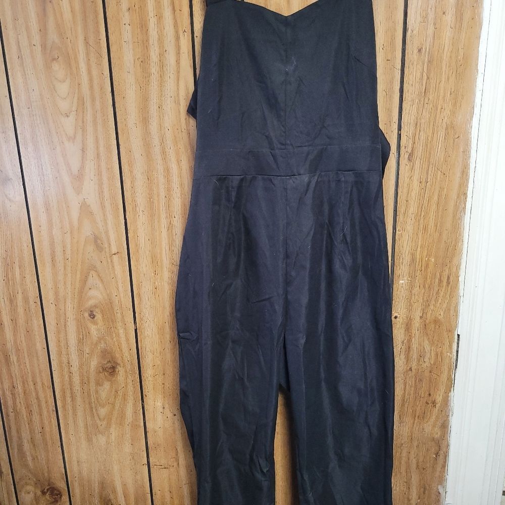 Open bow tie back jumpsuit